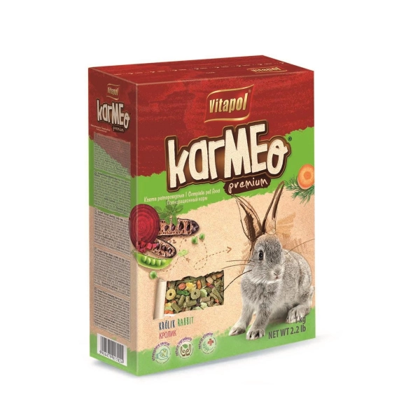 Vitapol. Полнорационный корм Karmeo Premium для кроликов 1 кг