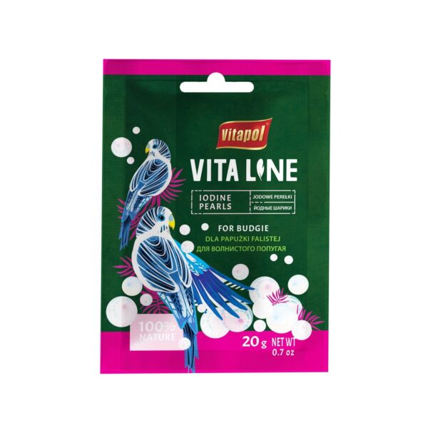 Vitaline йод жемчужный для волнистых попугаев 20 г