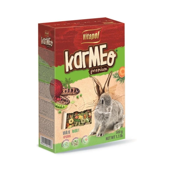 Vitapol. Karmeo Premium полнорационный корм для кроликов 500 г