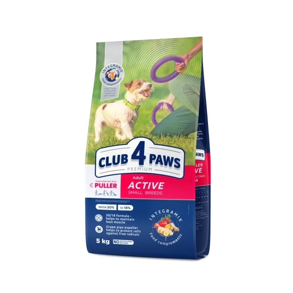 club-4-paws-hrana-uscata-caini-activi-de-talie-mici-5kg-602255