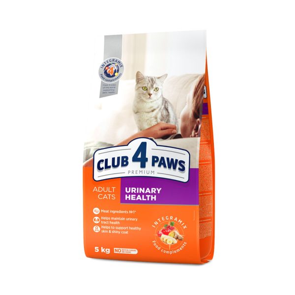 CLUB-4-PAWS-Премиум-Сухой-корм-для-взрослых-кошек-с-поддержкой-мочеиспускательной-системы.-5-кг