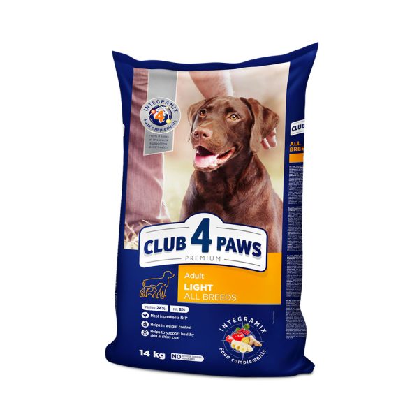 CLUB-4-PAWS-Премиум-Сухой-корм-для-взрослых-собак-Контроль-веса.-14-кг